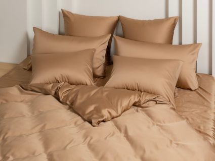 Простыня German Grass Sand Brilliant Grass на резинке 160х200