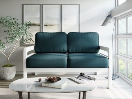 Диван Арско Бергер Мини двухместный зеленый Длина 136 см