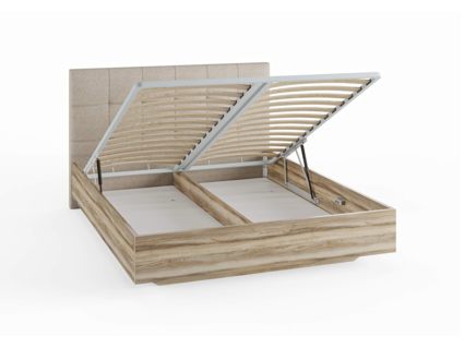 Кровать Сонум Vena Ясмунд + Рогожка Льняная (с подъемным механизмом) 180х200