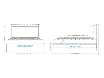 Кровать Lonax Марселла велюр Dolly-3 (с подъемным механизмом) 140х190