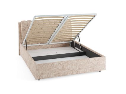 Кровать Сонум Olivia Кашемир Синий (с подъемным механизмом) 200х190