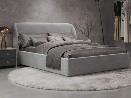 Кровать Сонум Nicole Микровелюр Оливковый 160х190