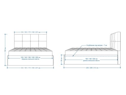 Кровать Lonax Алегра велюр Dolly-1 (с подъемным механизмом) 180х195