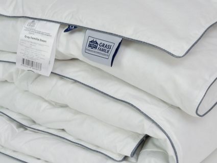 Одеяло German Grass Gray Familie Down всесезонное 140х205