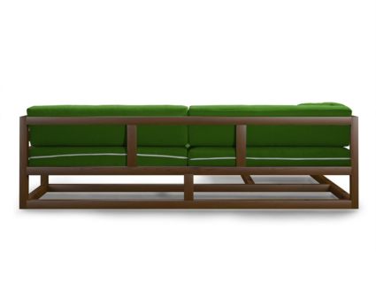 Диван Арско Магнус угловой трехместный зеленый Длина 250 см