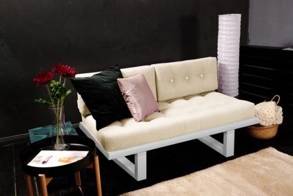 Диван Арско Торн-М двухместный кремовый Длина 140 см