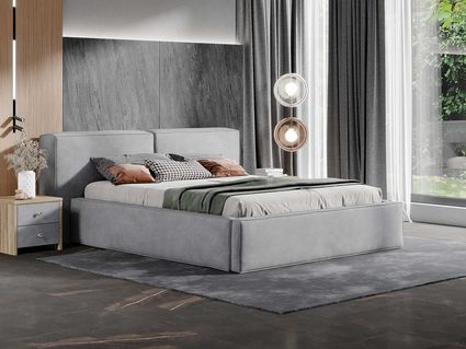 Кровать Сонум Europa Экокожа Бежевый перламутровый