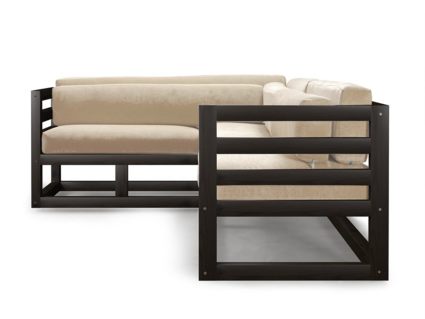 Диван Арско Магнус угловой трехместный кремовый