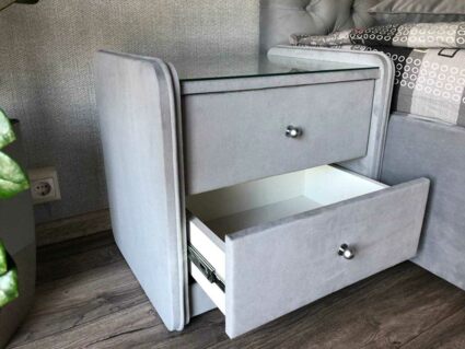 Тумба Димакс Сандрига велюр Velutto 49 уцененная 45х57