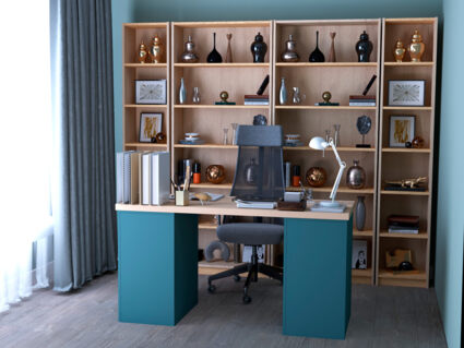 Стеллаж Гуд Лакк Варма 80 беленый дуб 28х78