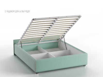 Кровать Nuvola Alba Velutto 14 (с подъемным механизмом) 160х190