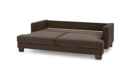 Диван Фиеста Мебель Марсель велюр Vivaldi 24 темно-коричневый 