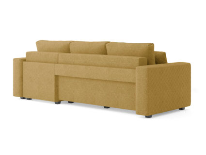 Диван Сонум Denver угловой Кашемир горчичный Длина 267 см
