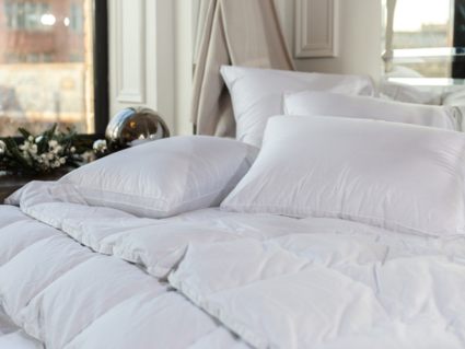 Подушка German Grass White Familie Down упругая 50х70