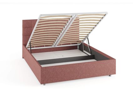 Кровать Сонум Tivoli Рогожка Мокко (с подъемным механизмом) 180х190