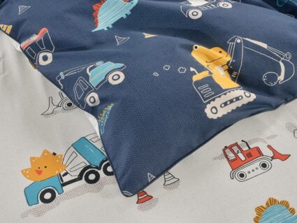 Комплект постельного белья Софи де Марко Диноленд (синий) 1,5-спальный