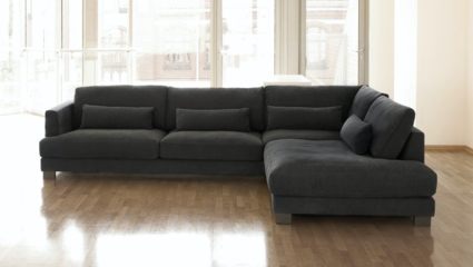 Диван Фиеста Мебель Марсель угловой (большой) велюр Vivaldi 19 фиолетовый Длина 309 см