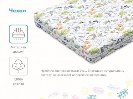 Матрас Димакс Дрёмушка Лайт х/б 70х200