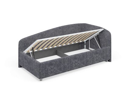 Кровать Сонум Paola Рогожка Мокко (с подъемным механизмом) 80х180