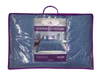 Покрывало Primavelle Renard синее 240х260