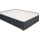Кровать Mr.Mattress Twin Box велюр Grey 140х195