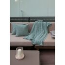 Плед Luxberry LUX 67 серо-зелёный 150х200