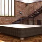 Кровать Mr.Mattress Twin Box велюр Grey 140х195