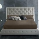 Простыня Primavelle на резинке Satin Luxe (какао) 90х200
