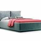 Кровать Nuvola Celeste Velutto 32 (с подъемным механизмом) 160х190