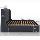 Кровать Sleeptek Premier 5 Велюр 46 (с подъемным механизмом) 180х190